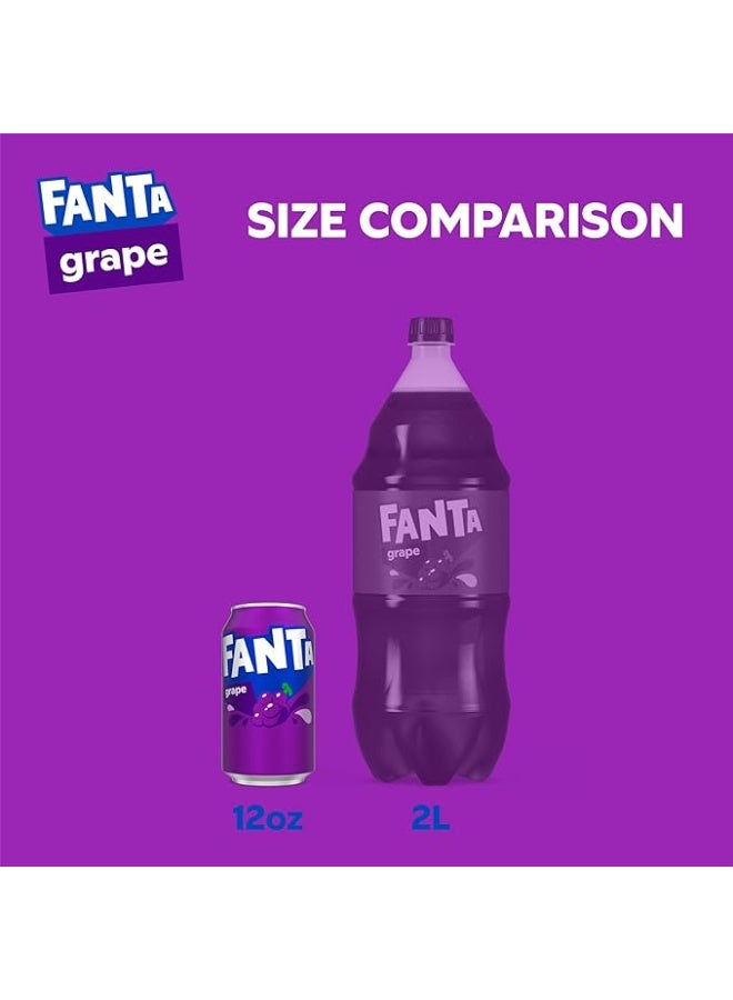 فانتا مشروب فانتا عنب مستورد من الولايات المتحدة الأمريكية – عبوة 12 علبة (355 مل لكل علبة) - Image 4